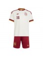 Otroški Nogometna dresi replika Španija Rodri Hernandez #16 Gostujoči SP 2026 Kratek rokav (+ hlače)